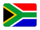 South Africa simple flag 80x60